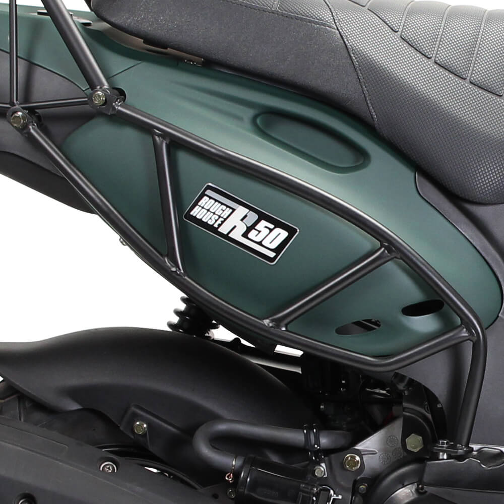 Rear Crash Guards for RoughHouse and Rattler 50 - ScooterSwapShop