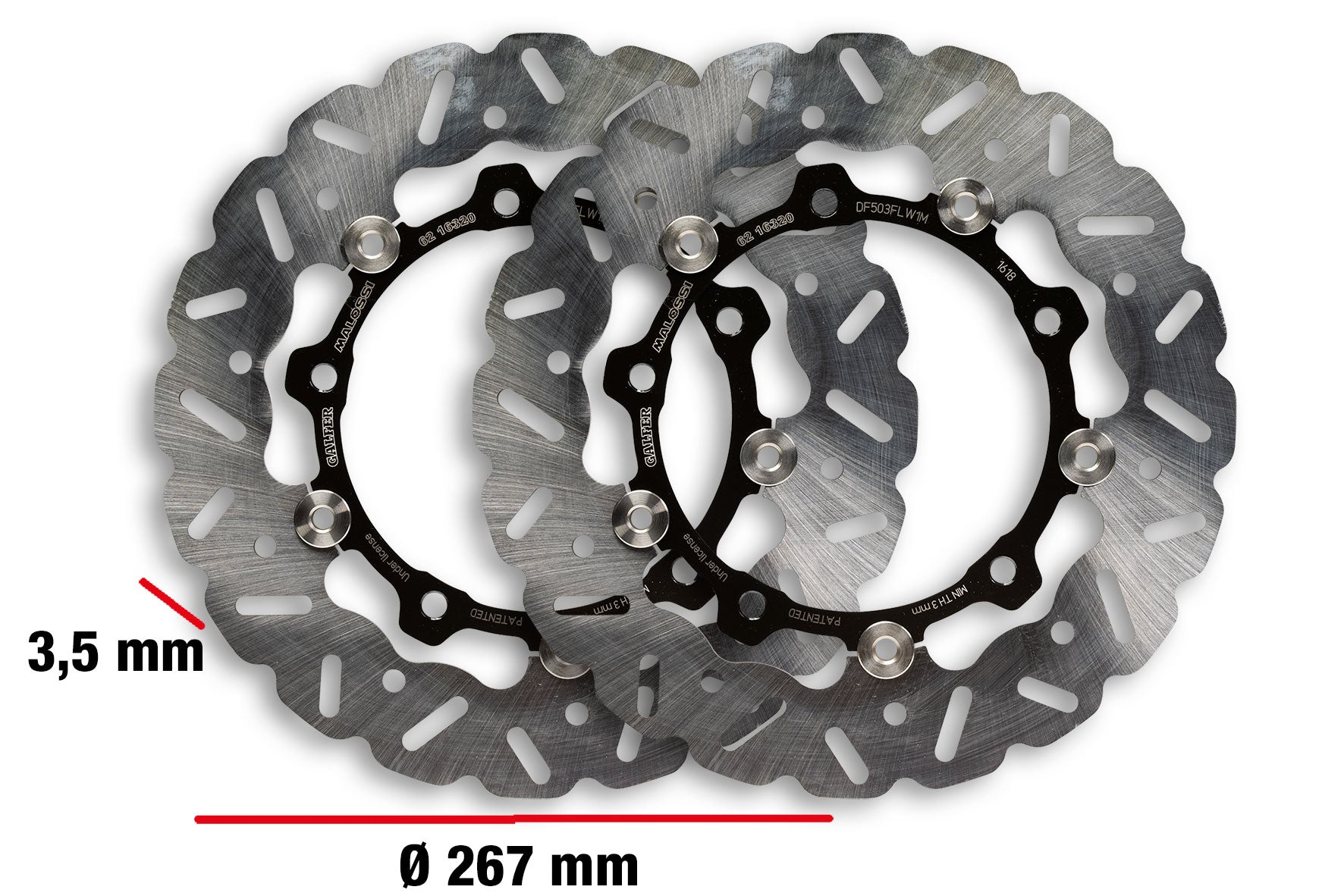 Malossi Front rotor kit for TMAX