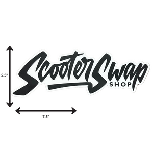 Scooter Swap Shop Large Sticker