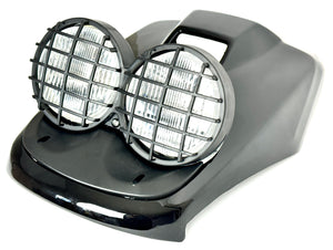 02-11 Yamaha Zuma Bugeye 7 piece fairing and headlight kit