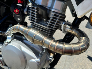 Honda XR150L Full Stainless exhaust system