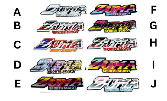 Yamaha Zuma Decal Kits (3)