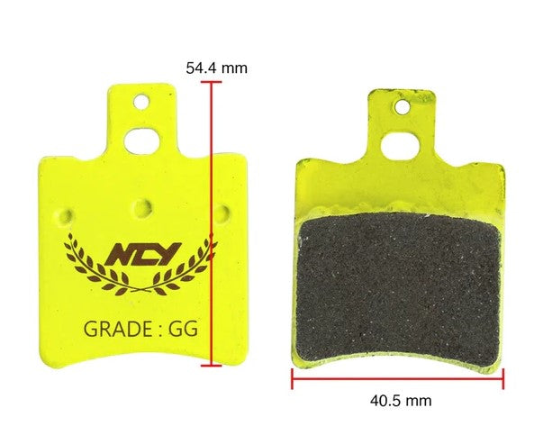 NCY Performance Brake Pads for Genuine Buddy, RoughHouse 50